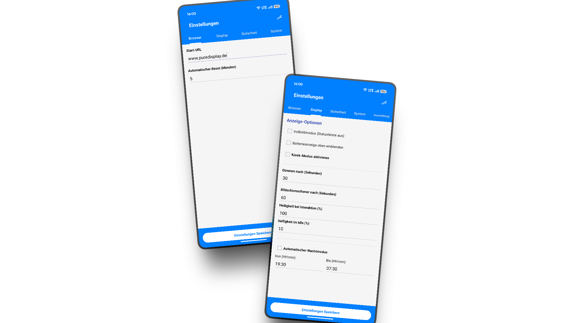 PureDisplay App Interface